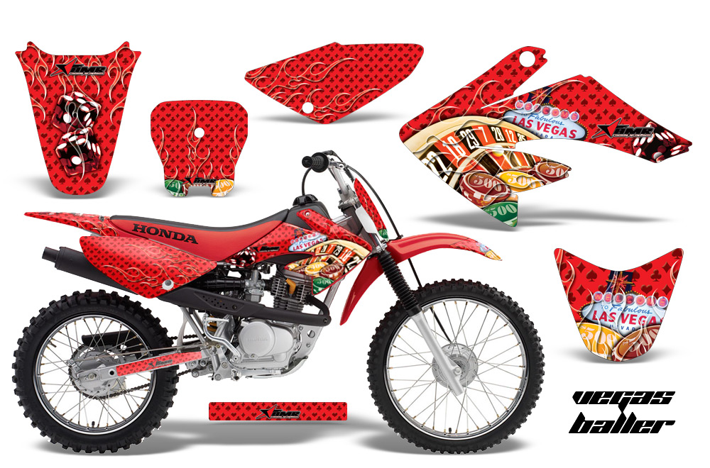 Honda CRF 70-80-100 Graphics Kit VB R